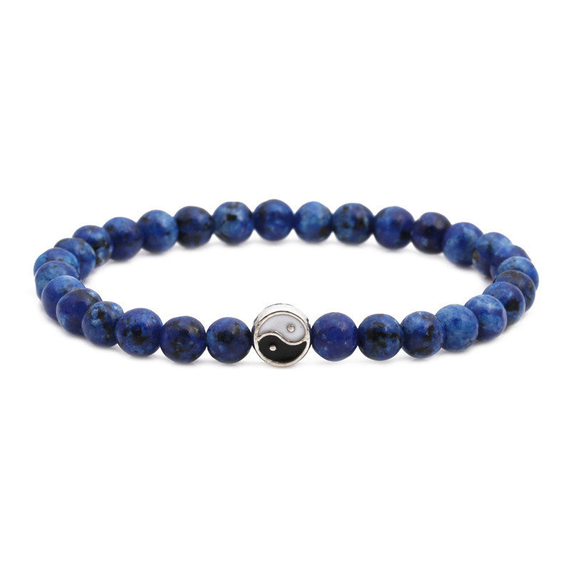 Bagua Bracelet Volcanic Stone Tiger's Eye Beads