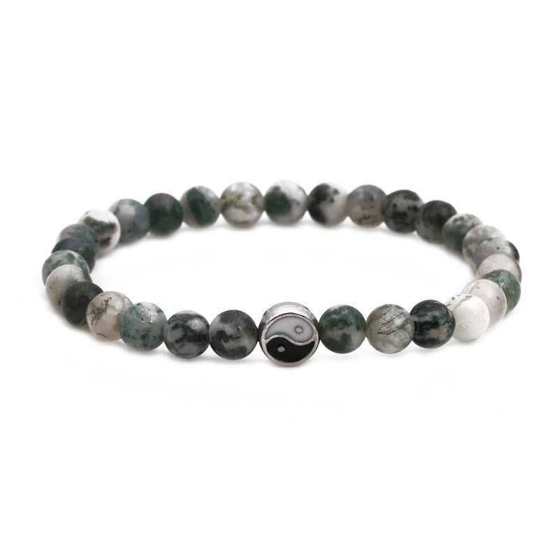 Bagua Bracelet Volcanic Stone Tiger's Eye Beads