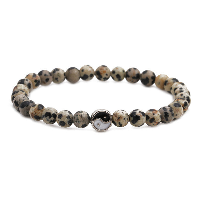 Bagua Bracelet Volcanic Stone Tiger's Eye Beads