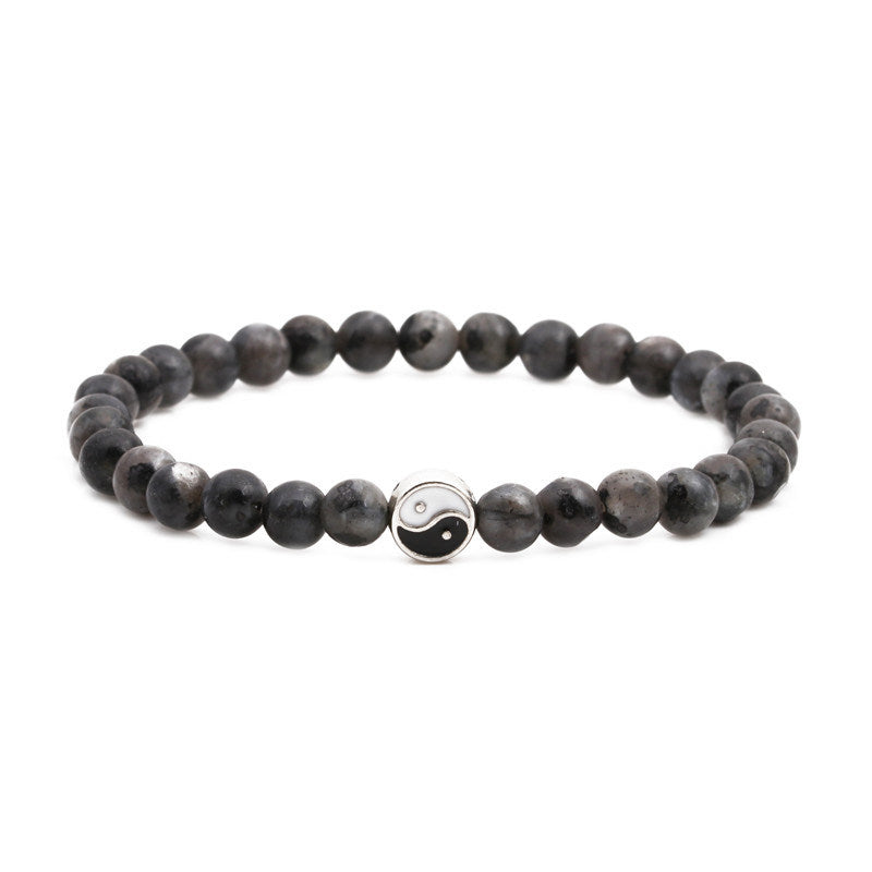 Bagua Bracelet Volcanic Stone Tiger's Eye Beads