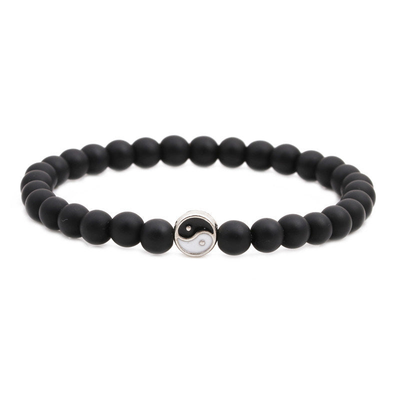 Bagua Bracelet Volcanic Stone Tiger's Eye Beads