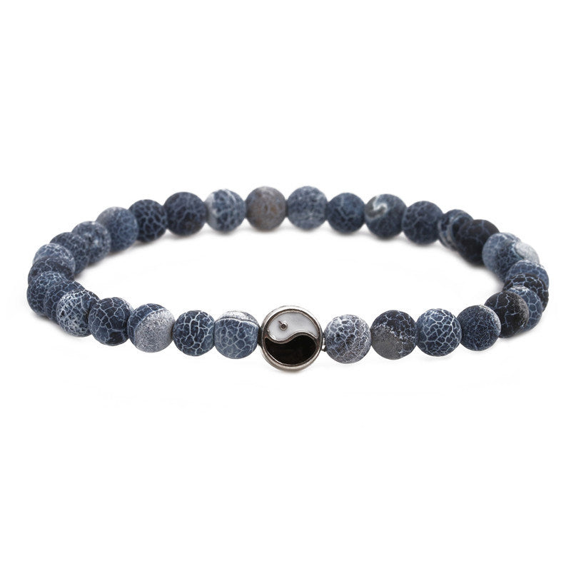 Bagua Bracelet Volcanic Stone Tiger's Eye Beads