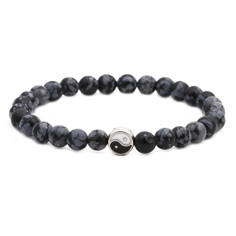 Bagua Bracelet Volcanic Stone Tiger's Eye Beads