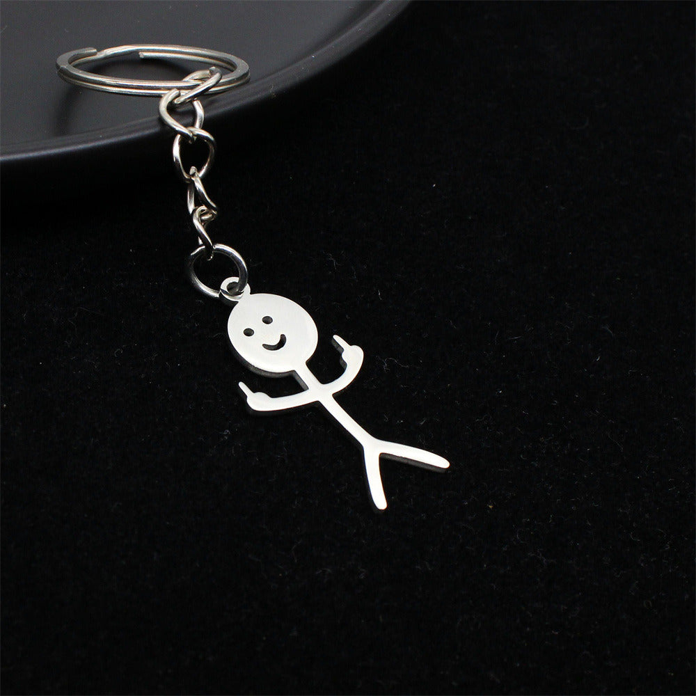 Independence Stand Funny Doodle Little Necklace