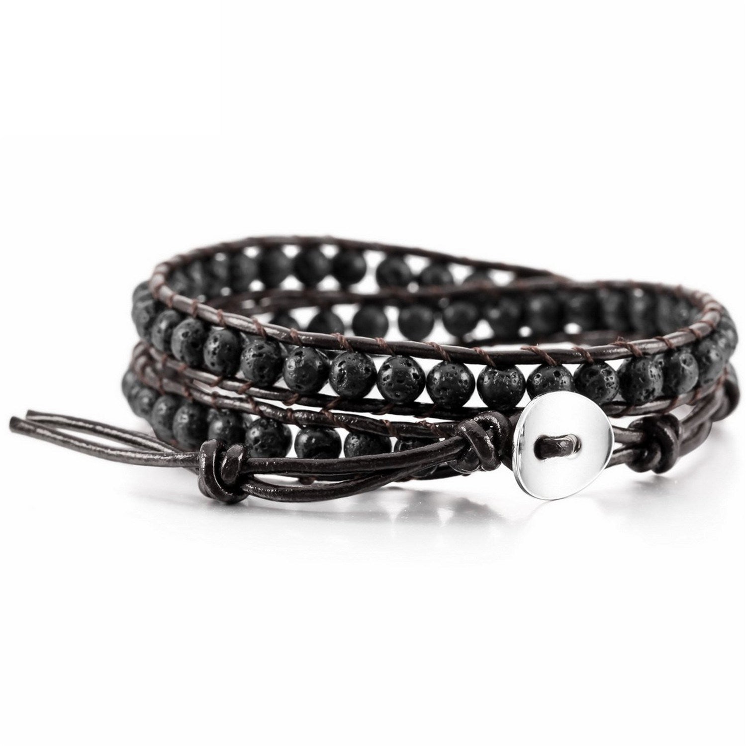 Adjustable Leather Rope Bracelet