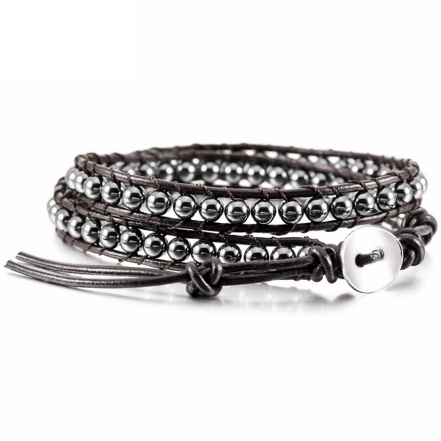 Adjustable Leather Rope Bracelet