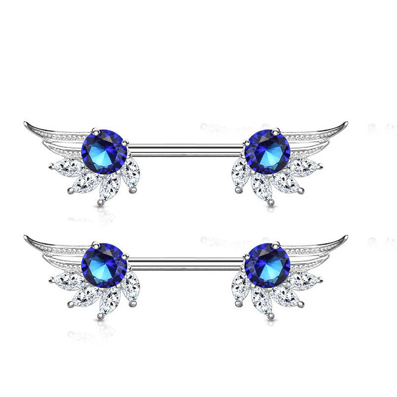 European And American Fashion Explosion Bees Angel Wings Nipple Ring