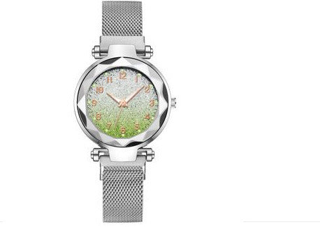 Women's Shiny Literal Iron Band Watch