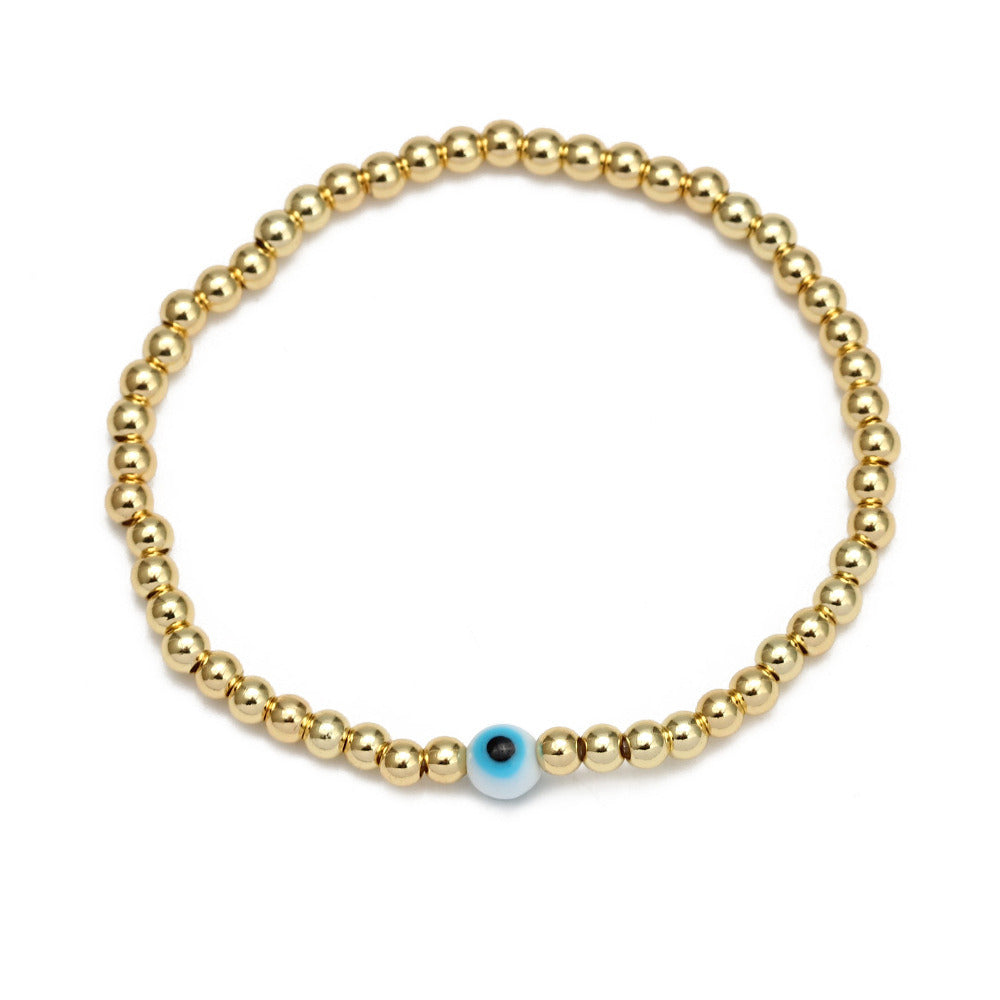 Women's New Eye Beads Bracelet Suit