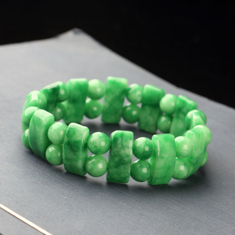 Dry Green Bracelet Cold Jade Necklace