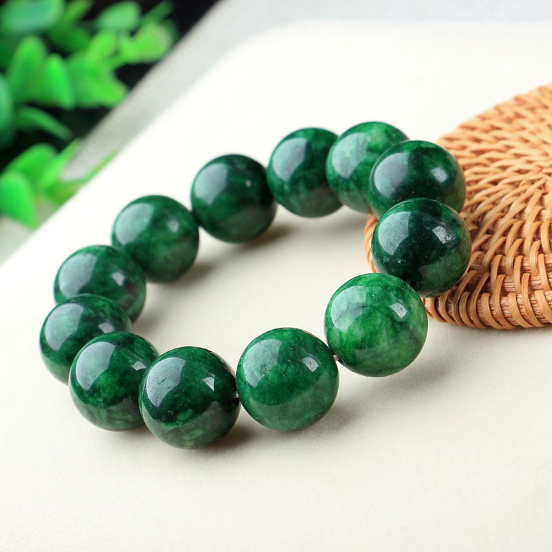 Dry Green Bracelet Cold Jade Necklace