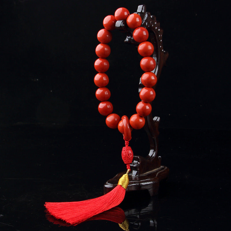 Chinese Style Eighteen Sons She Taicui Rosary Beads Men's And Women's Hanfu Handheld Accessories