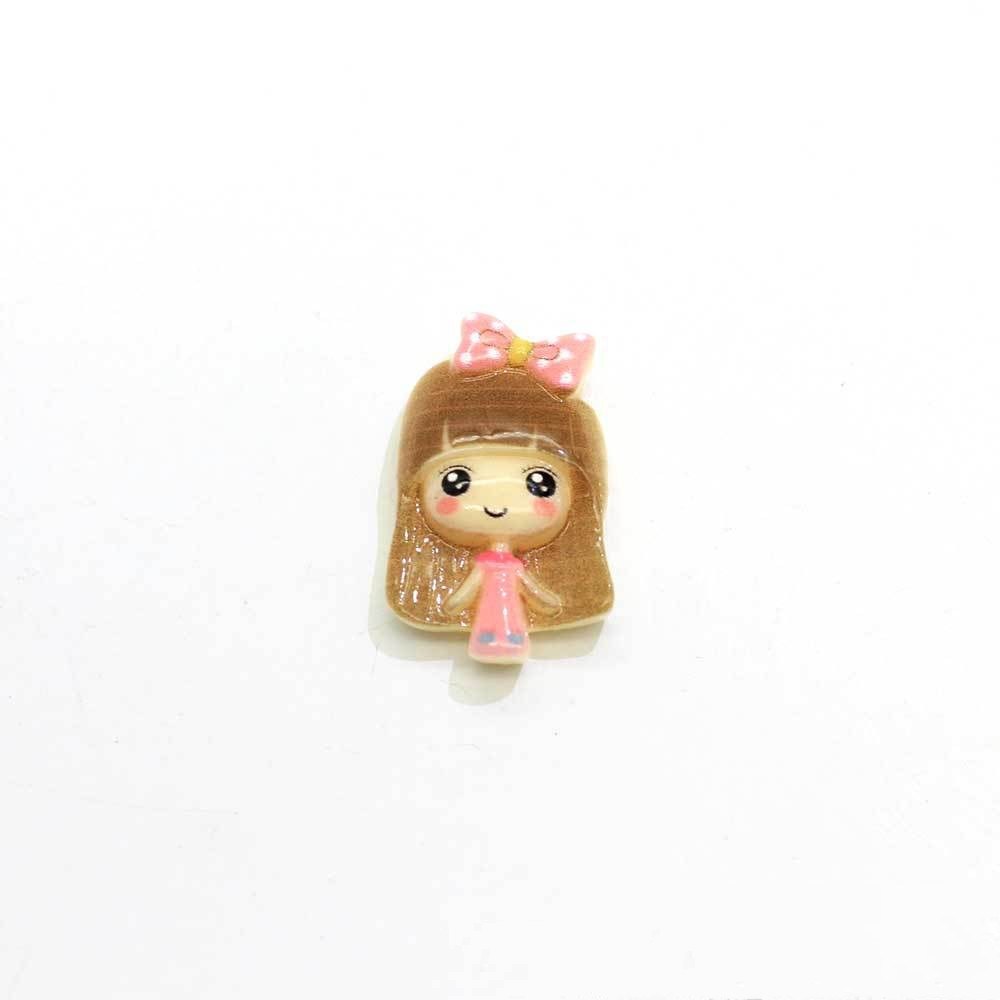 Cute Cartoon Resin Princess Girl Patch Diy Handmade Hair Ring And Hairpins Accessories Phone Case Decorative Material