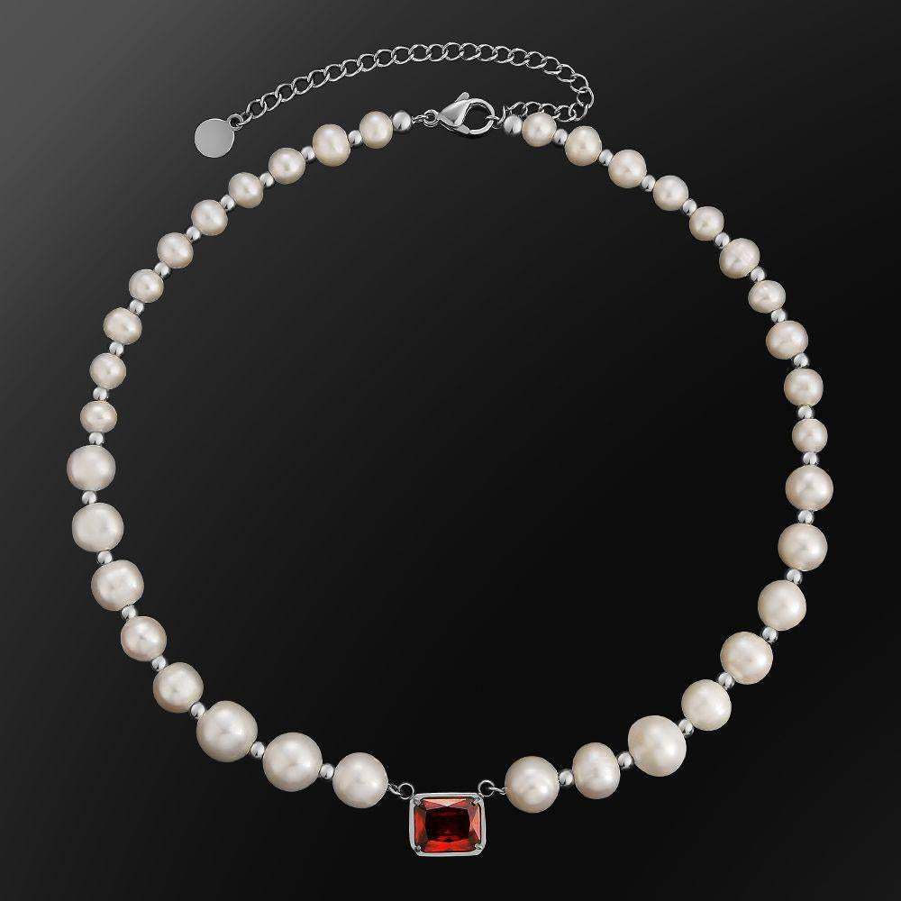 French Freshwater Natural Pearl Necklace