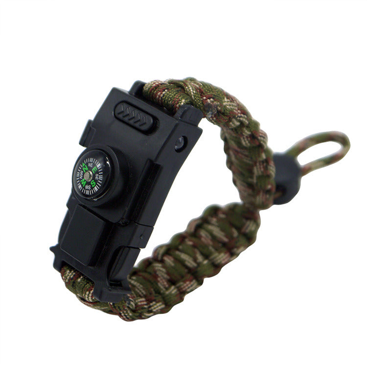 Outdoor Umbrella Rope Knife Camping Bracelet For Survival