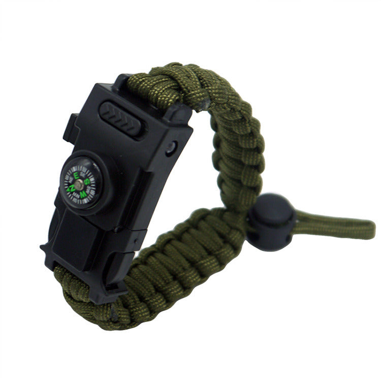 Outdoor Umbrella Rope Knife Camping Bracelet For Survival