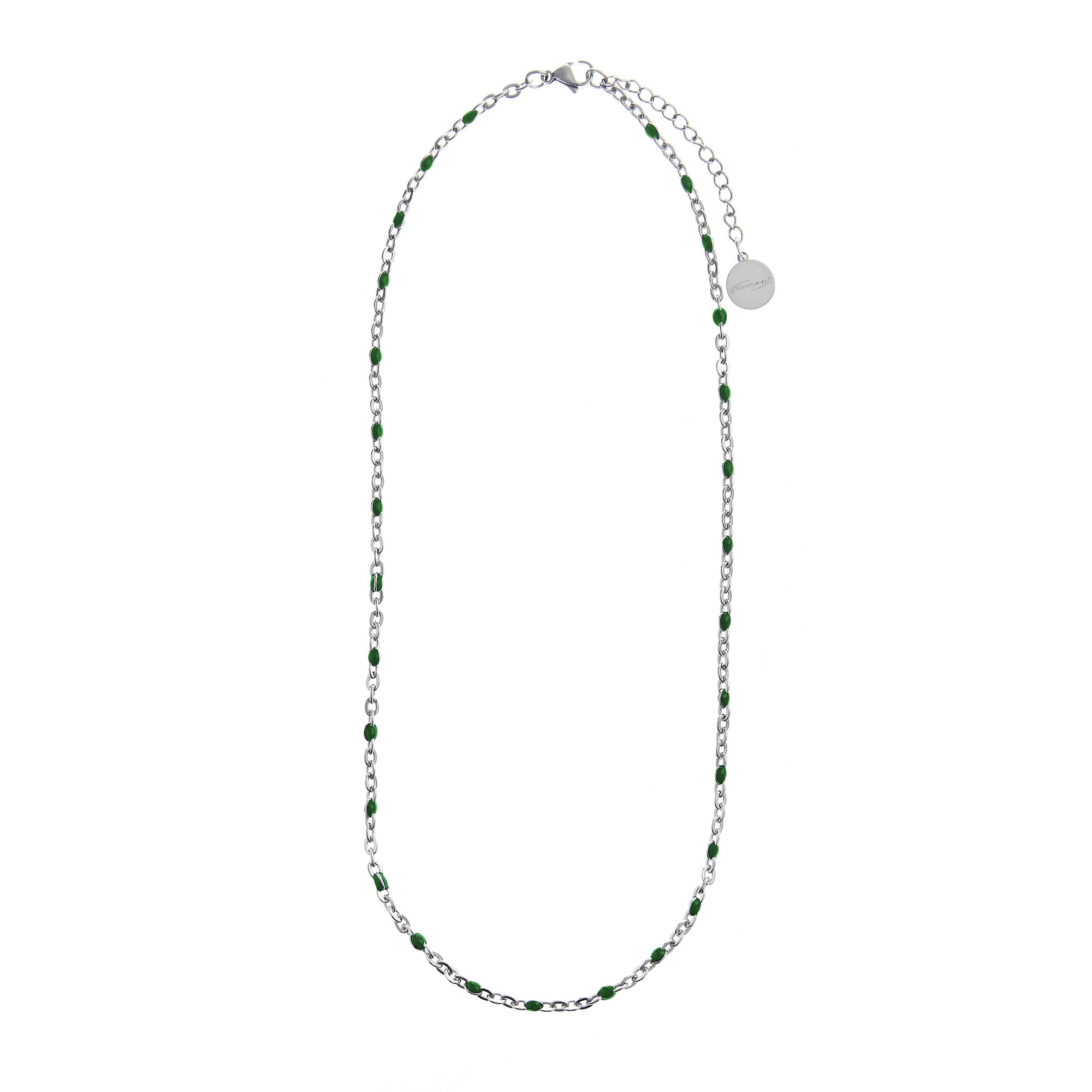 Retro Simple Double Layer Gel Drop Necklace