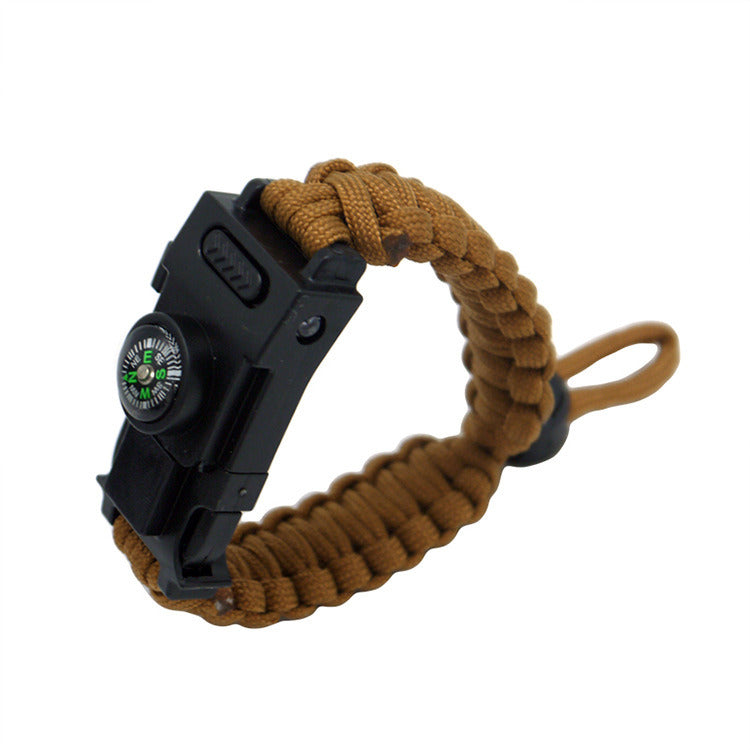 Outdoor Umbrella Rope Knife Camping Bracelet For Survival