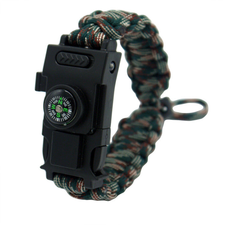 Outdoor Umbrella Rope Knife Camping Bracelet For Survival