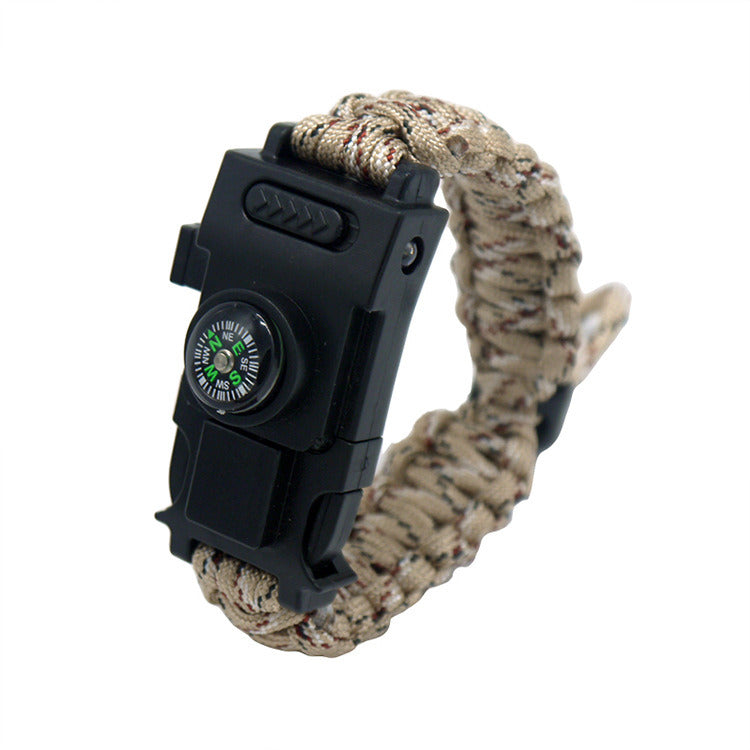 Outdoor Umbrella Rope Knife Camping Bracelet For Survival