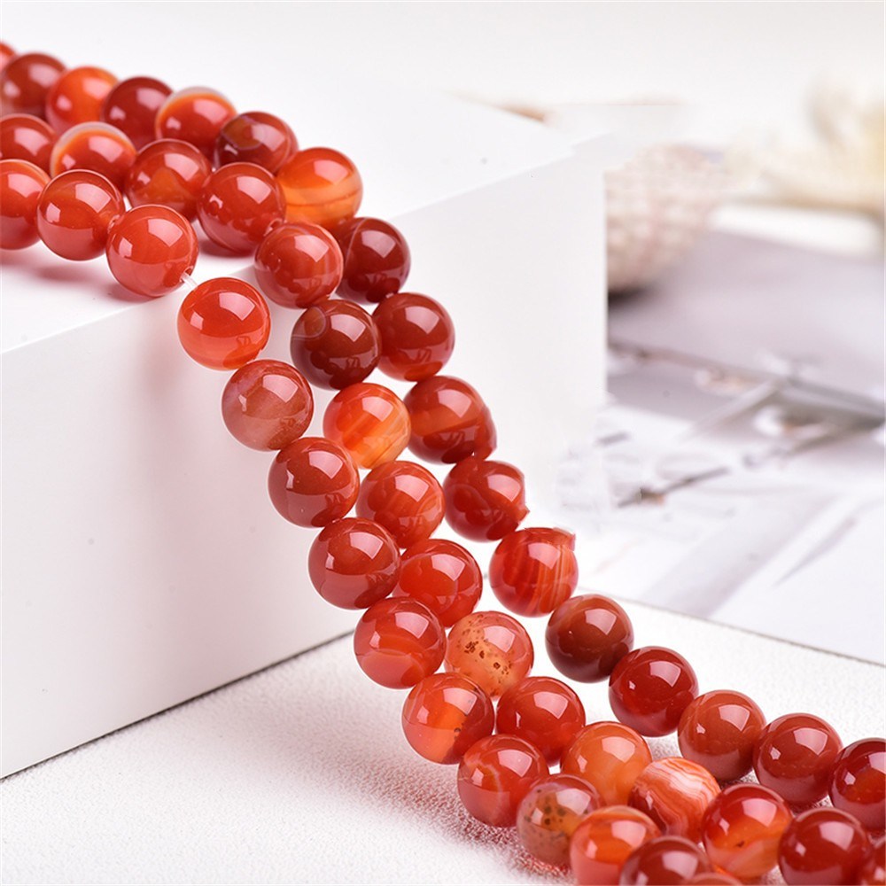 East China Sea Natural Crystal Raw Stone Polished Round Beads Handmade DIY Beaded Jewelry