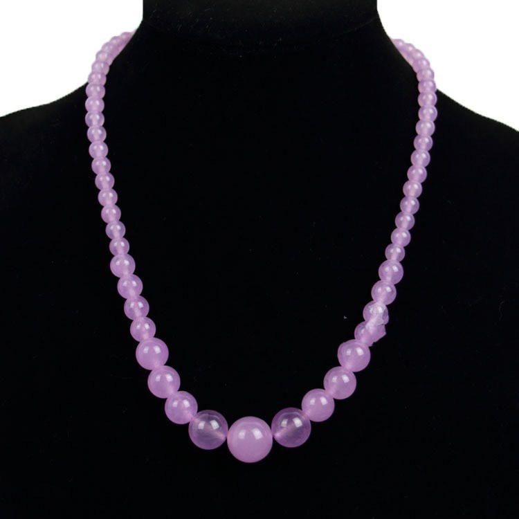 Amethyst Tianhe Stone Yunnan Colorful Jade Necklace