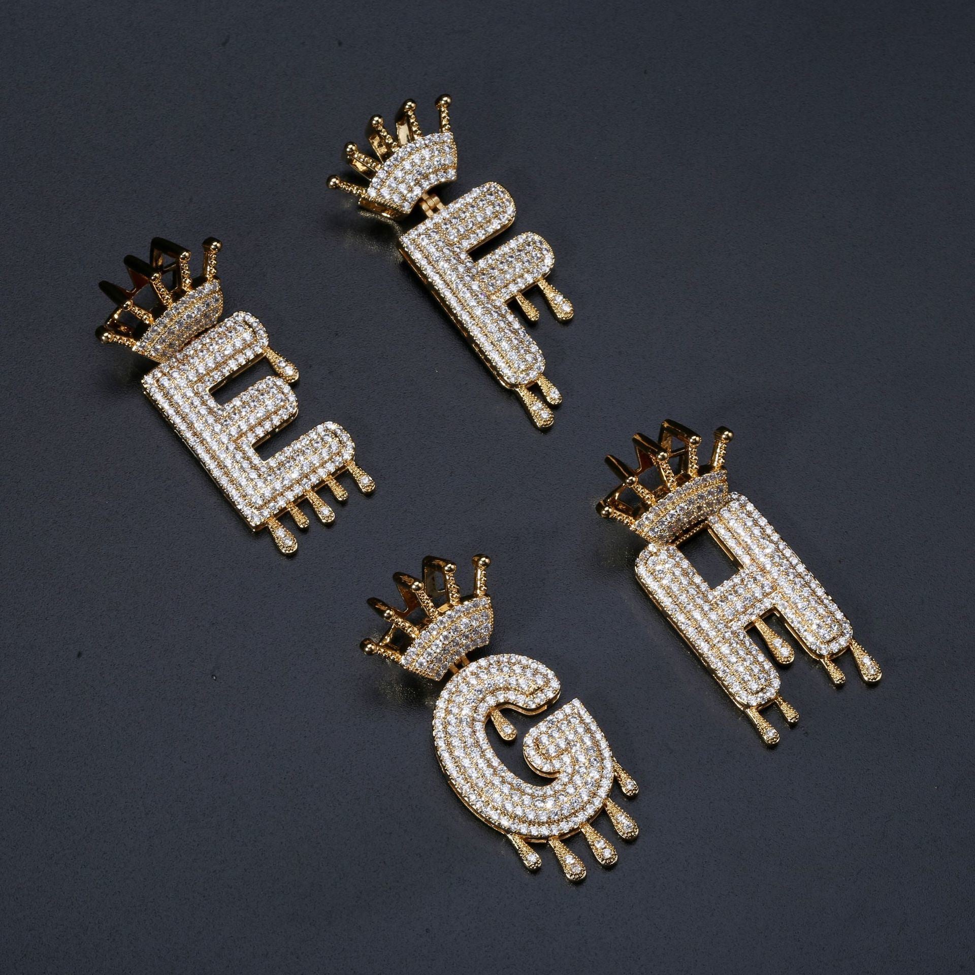 English Letter Hip Hop Pendant