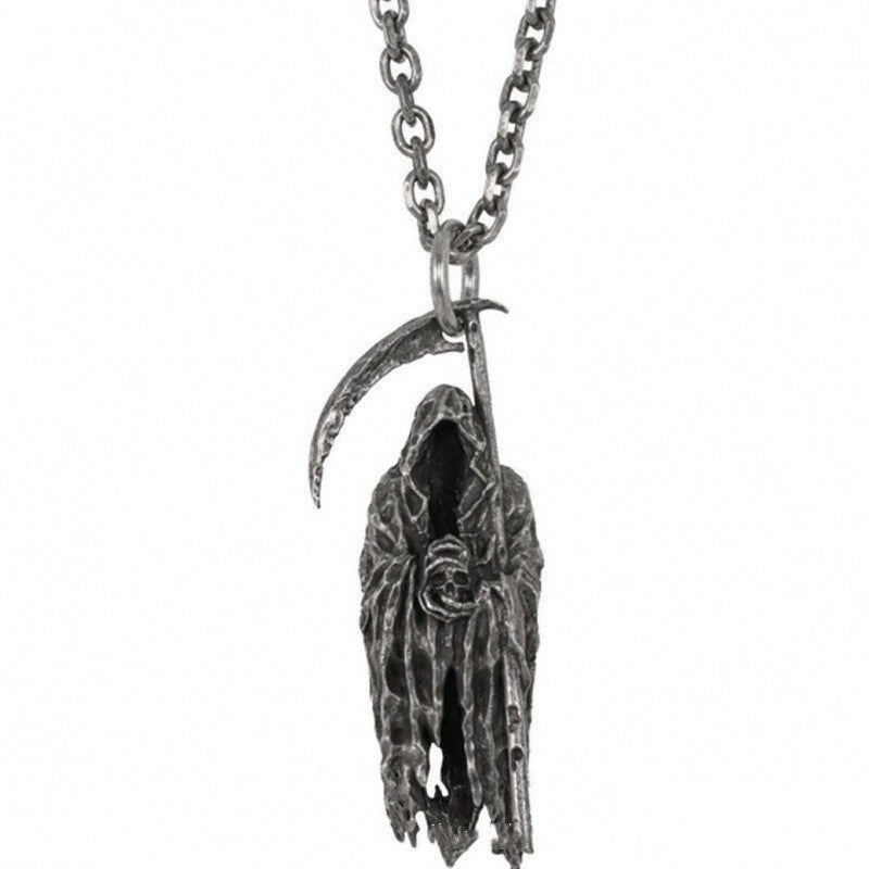 Death Skull Necklace Personality Cold Wind Bungee Tide Brand Europe And America