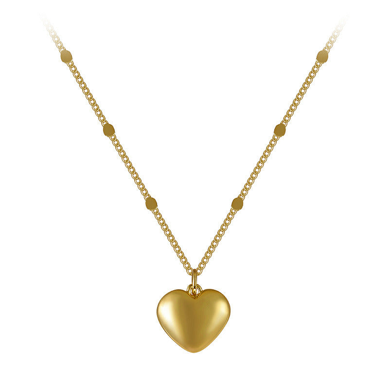 Women's Fashion Vintage Simple Geometric Love Necklace