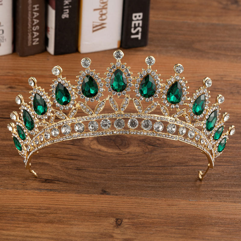 Bridal Crown Wedding Alloy Diamond Crown Fashion Elegant Headdress