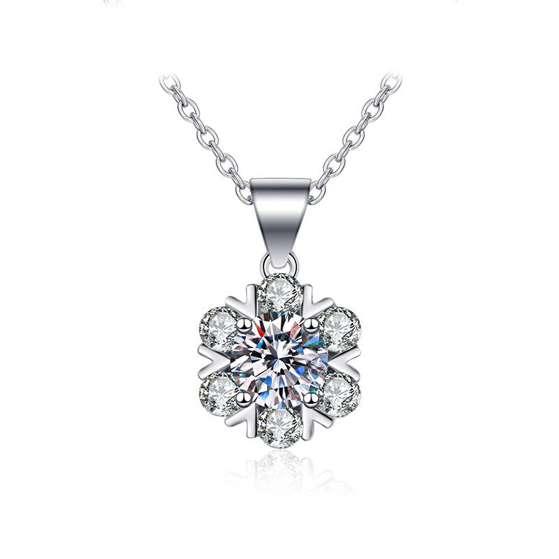 Bowknot Diamond Inlaid Zircon Necklace