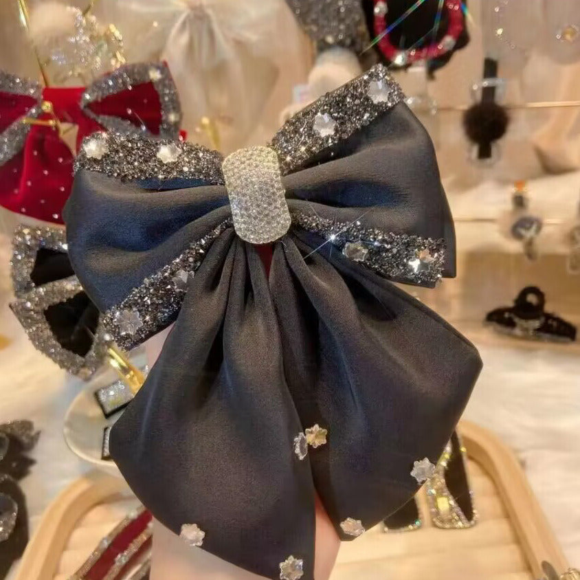 New Luxury Hairpin Bowknot Spring Clip