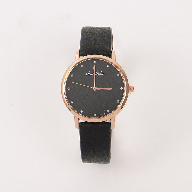 Niche Belt Watch Light Luxury College Style Simple Temperament Ladies Quartz Watch