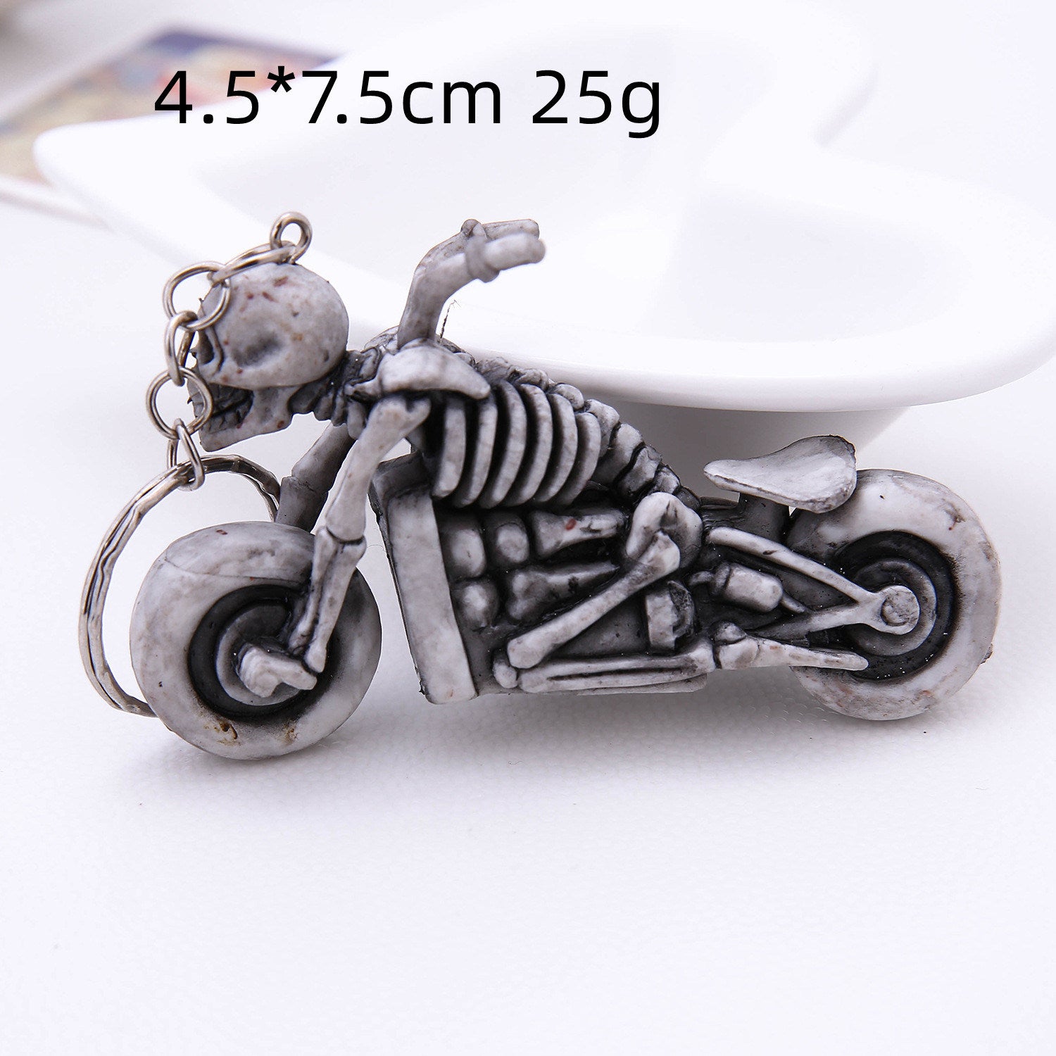 Skull Creative Keychain Rubber Pendant