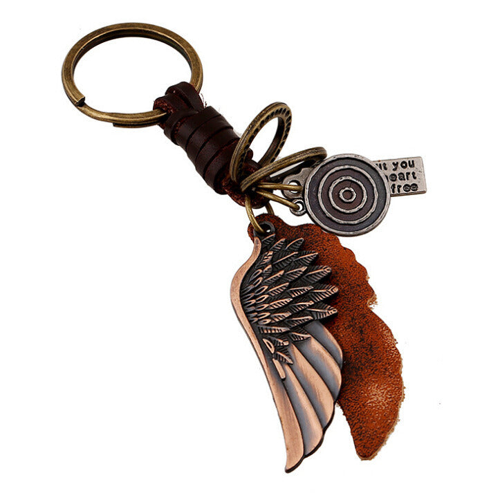 Fashion Personality Angel Wings Key Ring