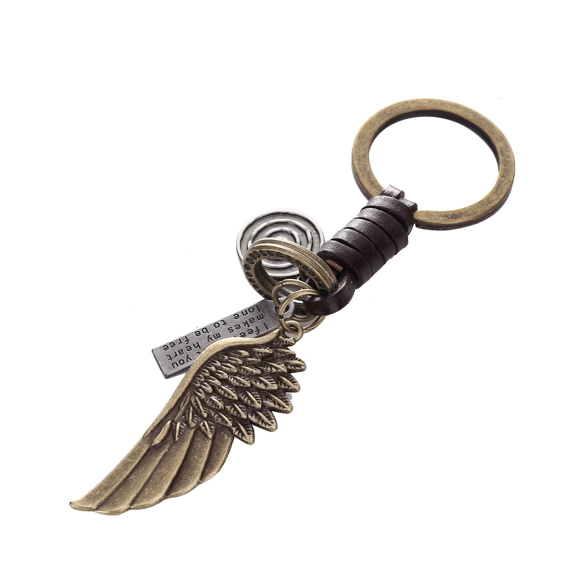 Fashion Personality Angel Wings Key Ring