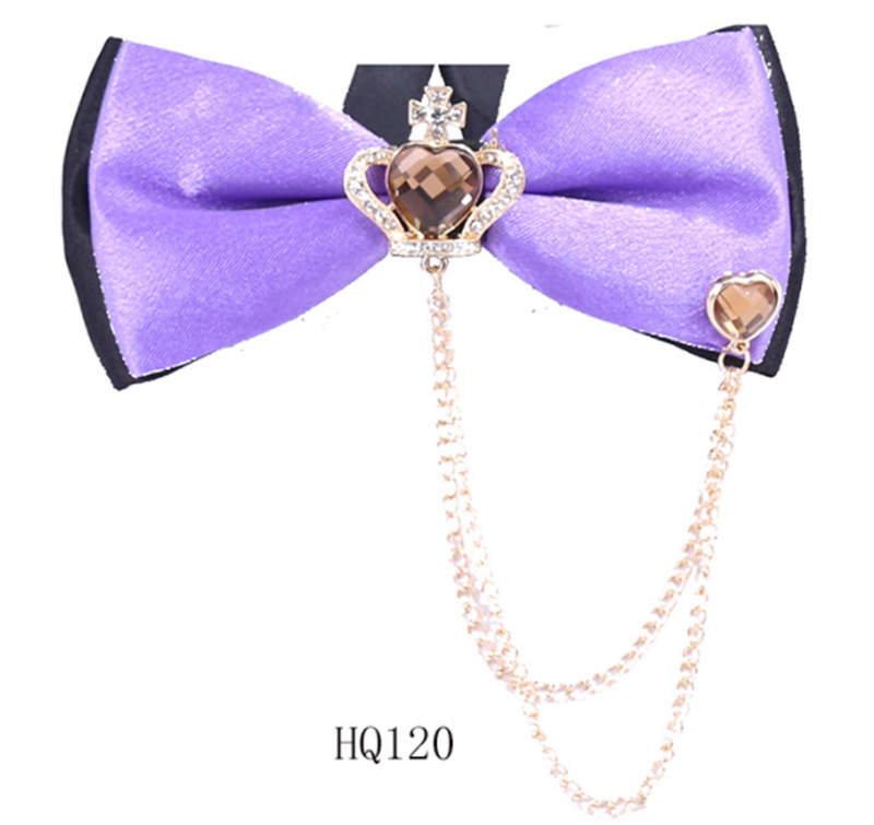 British College Style Student Bow Neck Flower