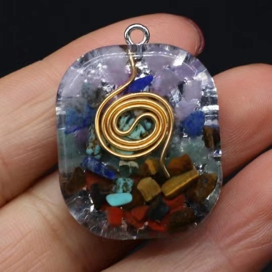 Meditation Seven Chakra Reiki Pendant