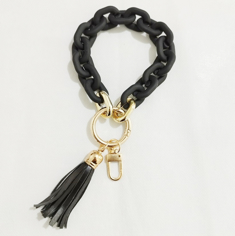 New Style Acrylic Bracelet Ladies Keychain Color