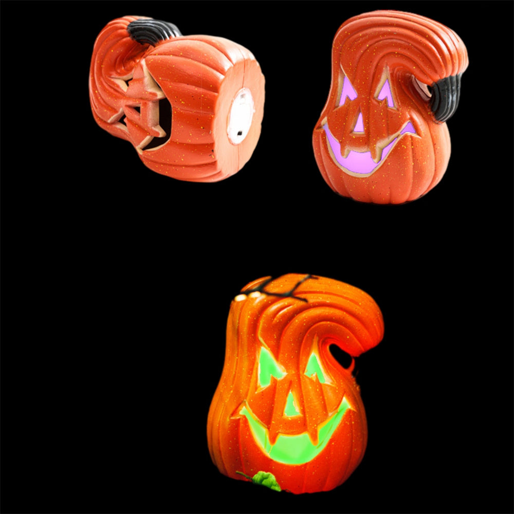 Halloween LED Pumpkin Lantern Novelty Party Decoration Figurine Lantern