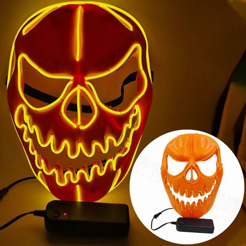 Halloween LED Mask, Scary Light Up Mask for Halloween Costume Parties