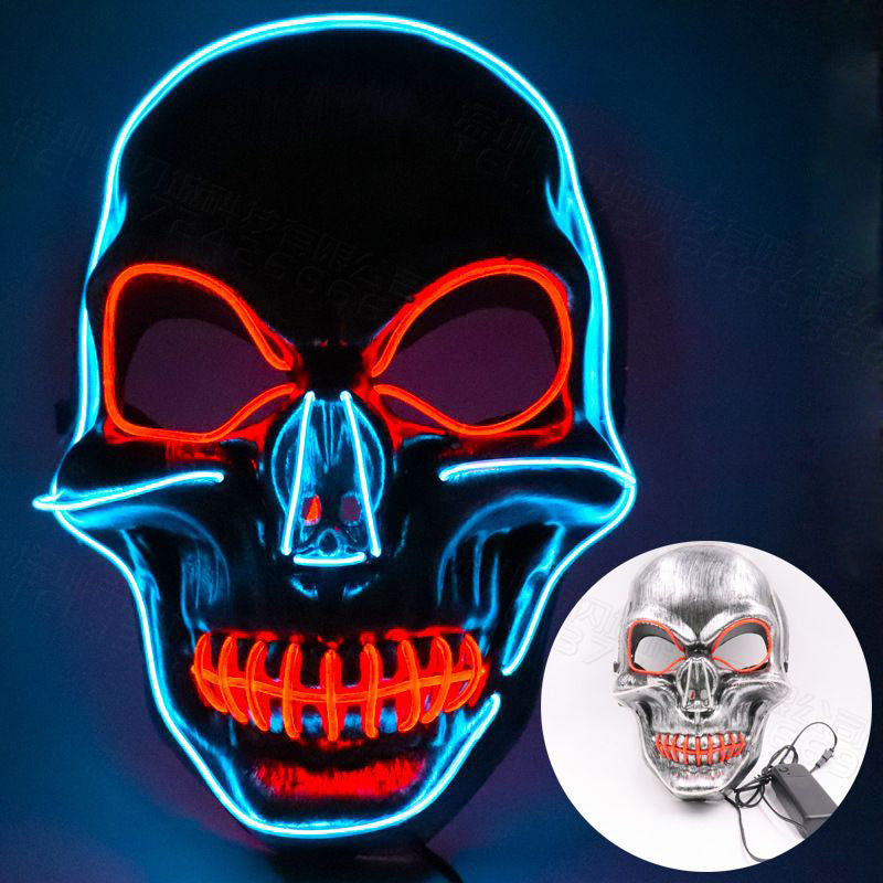 Halloween LED Mask, Scary Light Up Mask for Halloween Costume Parties