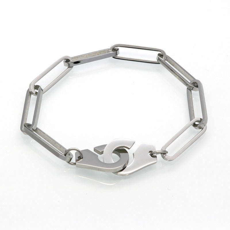 Chaopai Simple Personality Stainless Steel Couple Bracelet