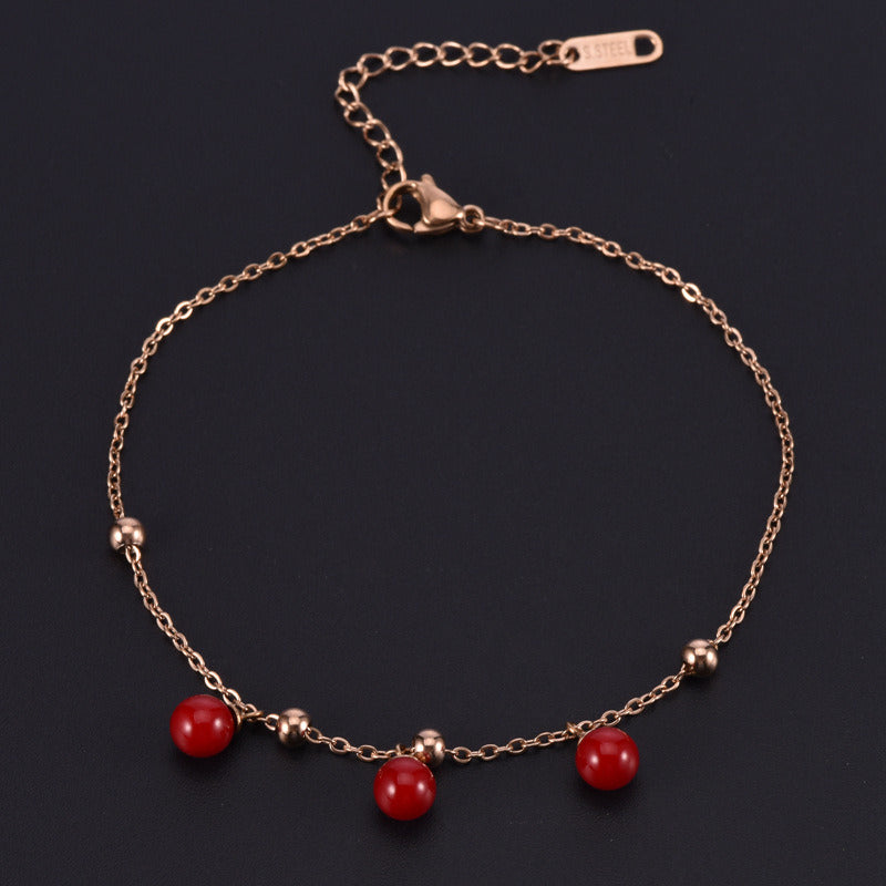 Women's Fashion Simple Personality Geometric Anklet