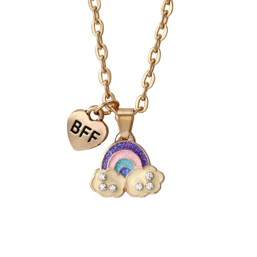 Letter BFF Good Friend Love Necklace