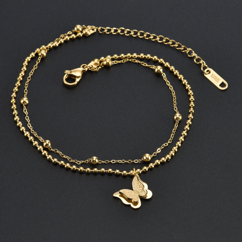 Women's Fashion Simple Personality Geometric Anklet