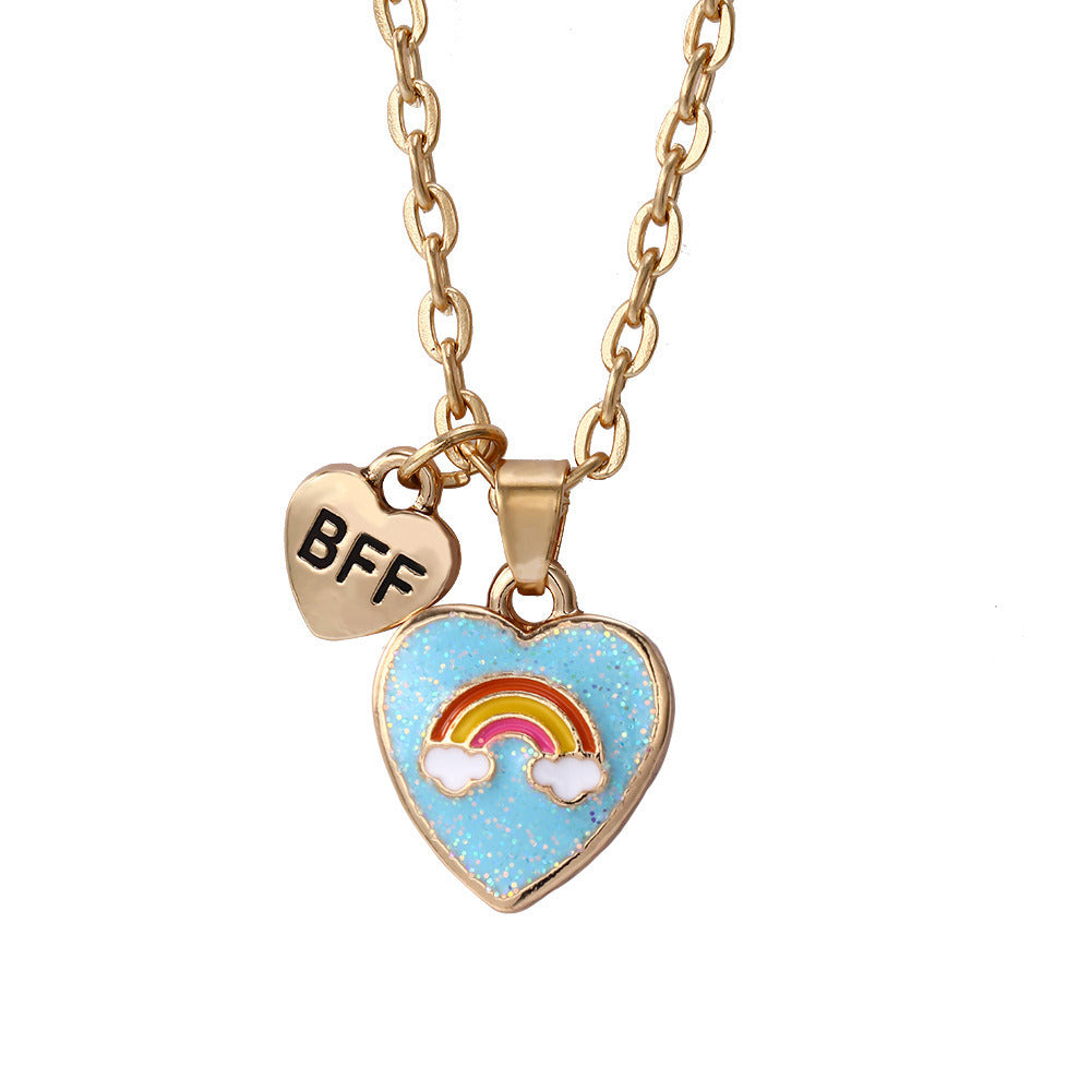 Letter BFF Good Friend Love Necklace