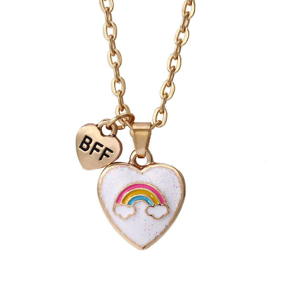 Letter BFF Good Friend Love Necklace