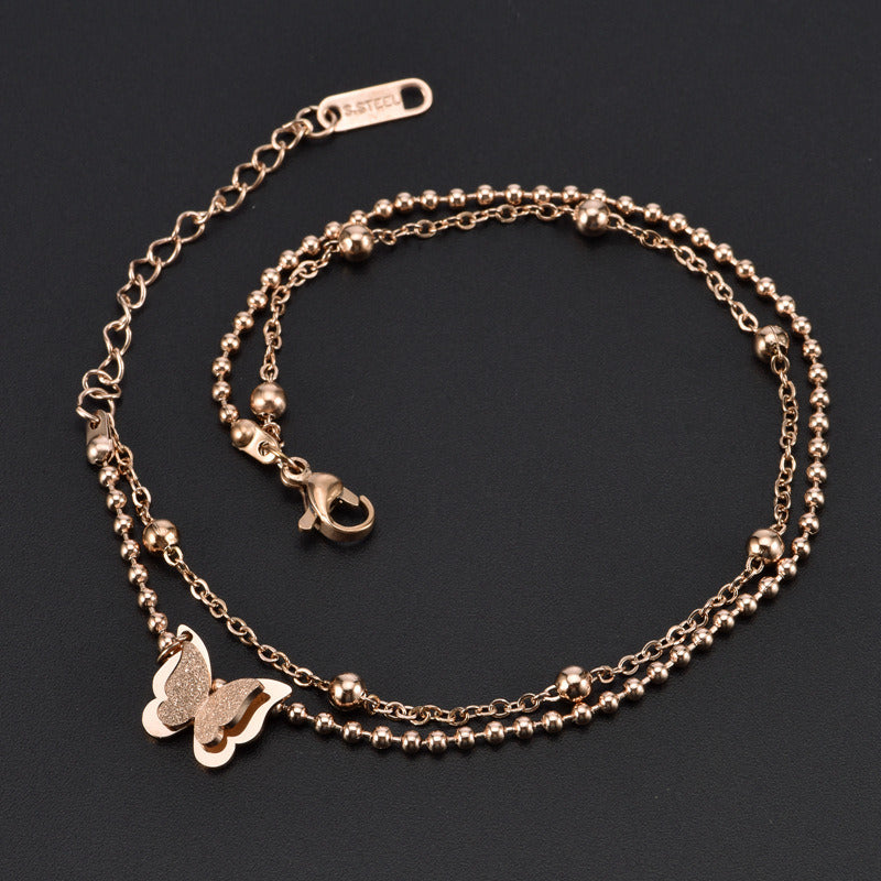 Women's Fashion Simple Personality Geometric Anklet