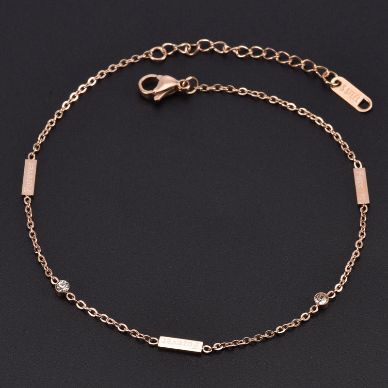 Women's Fashion Simple Personality Geometric Anklet